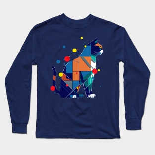 Geometricat Long Sleeve T-Shirt